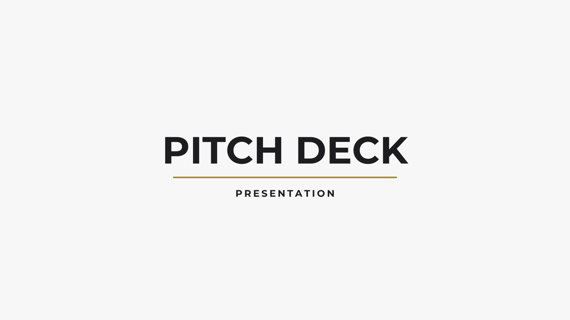 Core Executive Narrative Deck (up to 8 slides)